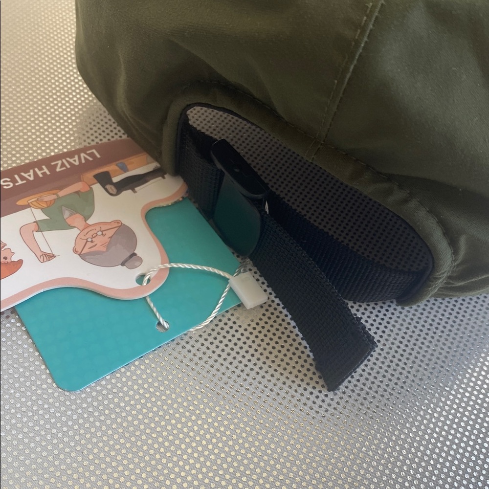 Dark Green Baseball Cap waterproof - Picture 2 of 2